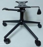 Konik Metal Ayak Çift Kollu Mekanizma Siyah Renk thumbnail 5