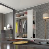 Kenzlife giysi dolabı bayram 180*150*40 byz gardırop thumbnail 1