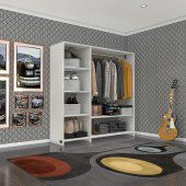 Kenzlife giysi dolabı mükremin 150X150X40 byz gardırop - 1