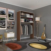 Kenzlife giysi dolabı hayrettin 180*120*40 cvz gardırop thumbnail 1