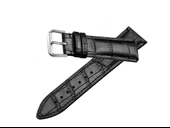 Fado  Siyah Yarım  Kroko Hakiki Deri Saat Kordonu  22  mm Kayış (95) thumbnail 1