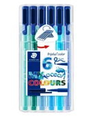 Staedtler Triplus Color Okyanus Renkleri Kalem Seti 6lı - 1