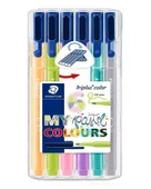 Staedtler Triplus Color Pastel Renkler Kalem Seti 6lı - 1