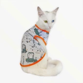 Clouds And Cars  Atlet  by Kemique  Kedi Kıyafeti Atlet - 3