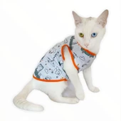 Clouds And Cars  Atlet  by Kemique  Kedi Kıyafeti Atlet - 1