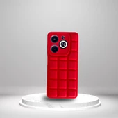 İnfinix Hot 40İ Uyumlu Tlp Silikon Madlen Case KIRMIZI - 1