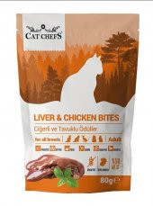 Cat Chefs Liver Chicken 80 gr (Ciğerli ve Tavuk Etli) - 1