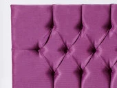 Niron Purple Tek Kişilik Yatak Başlığı - 80 cm Mor Kumaş Başlık - Baza ve Karyola Başlığı thumbnail 3