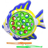 BALIK TUTMA OYUNU FİSHİNG GAME PİLLİ MÜZİKLİ OYUN 15 Balıklı 2 Oltalı Eğitici Eğlenceli Oyuncak - 3