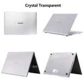 Huawei Kılıf Matebook X Kılıf (2020 Yılı) ile Uyumlu Parlak Kristal Kapak Kılıf - 5