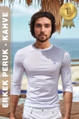 Erkek Peruk Kısa - Kahve - 1