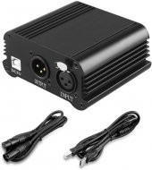 48V Phantom Power Ses Kartı (Usb Kablo + XLR Kablo) - 1