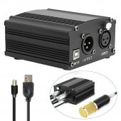 48V Phantom Power Ses Kartı (Usb Kablo + XLR Kablo) - 6