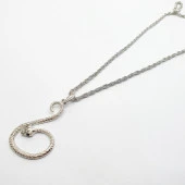 Yılan Model Erkek Kolye - 11