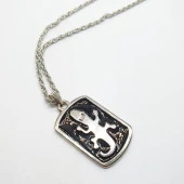 Kertenkele Model Erkek Kolye - 3