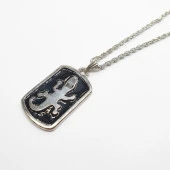 Kertenkele Model Erkek Kolye - 4