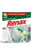 RENAX Bulaşık makinesi kapsülü 1 Paket 33 adet - 1
