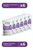 Ekoloji Glutensiz Organik Glutensiz Yulaf Ezmesi 300 Gr 6 lı Paket  Organic Gluten Free Oatmeal 300 Gr 6 Pack - 1