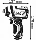 Bosch Professional GDR 12V-105 Vidalama Makinesi (Akü ve Şarj Cihazı Dahil Değil) - 06019A6901 - 2