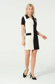 Polo Yaka Mini Elbise - 12