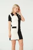 Polo Yaka Mini Elbise - 11