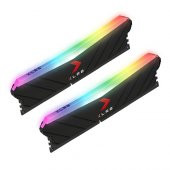 PNY XLR8 Gaming EPIC-X RGB 16GB (2x8GB) 3200MHz CL16 DDR4 Gaming Ram (MD16GK2D4320016XRGB) - 2
