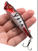 Eagenset Popper Yapay Yem 9 cm, 12 gram Maket Balık, Suni Yem, 1 Adet Model:2 - 2