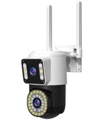4mp Yoosee Çift Lens Ip Kamera - Wıfı Açık Otomatik İzleme, Su Geçirmez Kablosuz Güvenlik Ev Kamerası, Renkli Gece Görüş - 1