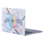 MacBook Air Kılıf 13 inç – A1369 A1466 ile Uyumlu Beyin Desenli Sert Koruma Kapak | Çizilmeye Dayanıklı thumbnail 2