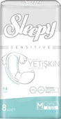 SLEEPY SENSITIVE BELBANTLI YETİŞKİN HASTA BEZİ M ORTA  8 Lİ  85-125 CM - 1