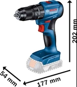 Bosch Professional GSB 185-LI Akülü Darbeli Matkap (Akü ve Şarj Hariç) - 06019K3103 - 2