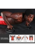 Metal Push Up Stand Profesyonel Şınav Aleti Push Up Bar Egzersiz Aleti Şınav Bar - 2