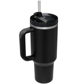 Stanley 10-11673-007 Quencher 1.18 Litre Pipetli Çelik Termos - Siyah - 2