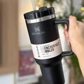 Stanley 10-11673-007 Quencher 1.18 Litre Pipetli Çelik Termos - Siyah - 6