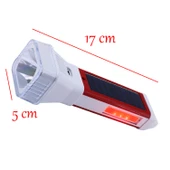 Güneş Enerjili Şarjlı Solar 5 Işık Modu Led El Feneri Usb Şarj Kamp Avcı Lambası Gece Lamba - 3