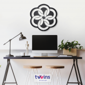 Ring Lazer Kesim Metal Duvar Dekoru - 1