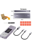 i9X M.2 To USB NVMe To USB NGFF To USB SATA SSD To USB 3.2 Hub Çevirici Dönüştürücü Adaptör - 5