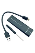 Usb 3.1 Type C To Pcı-E M.2 Nvme Ssd Harici Taşınabilir Kutu thumbnail 2