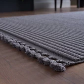 GÜMÜŞSUYU DECO ALVİN 12612 HALI ANTRASİT - 2
