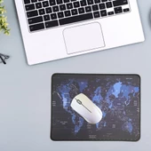 Mouse Pad Kaymaz Taban Pürüzsüz üst Yüzey 25cmx32cm Küçük Boy Dünya Haritası Mouse Matı - 4