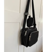 Siyah Kadın Boyundan Asmalı Cüzdanlı Çanta thumbnail 2