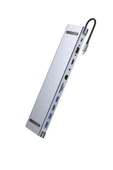 11in1 Çoklayıcı Type-C 3.1 To 4K Hdmi Vga Usb-C Ethernet USB Çoklayıcı SD Kart Okuyucu Çevirici Hub - 7