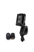 Motosiklet Tpms Lastik Basınç Sensörü Ve Monitörü Dijital Kablosuz Şarjlı Lastik Basınç Dedektörü thumbnail 6