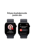 Apple Watch Series 10 Gps 42MM Jet Black Aluminium Case With Ink Sport Loop - 6