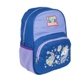 Relaxion 3030 Unicorn Desenli Lacivert Lila Anaokul Çantası - 1