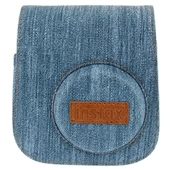 Fujifilm Instax Mini 11 Uyumlu Jean Deri Çanta - 1
