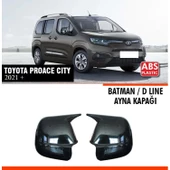 Proace City Batman Ayna Kapağı Piano Black / 2021 Sonrası - 1