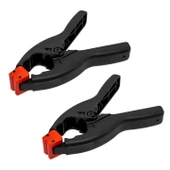 Yaylı Kıskaç Mandal Pro El Tip İşkence Siyah Klips Hobi 50 mm 2 inç 2 ADET - 8