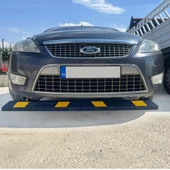 Kauçuk Araç Stoperi Ankara Kauçuk Araç Durdurucu Otopark Araç Stoperi 184x16x10 cm (10 ADET) thumbnail 2