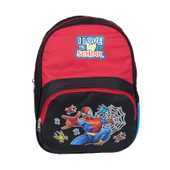 Relaxion 3031 Örümcek Adam Desenli Kırmızı Siyah Anaokul Çantası - 2